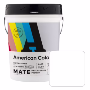 Pintura American Latex Mate Blanco 4 galon